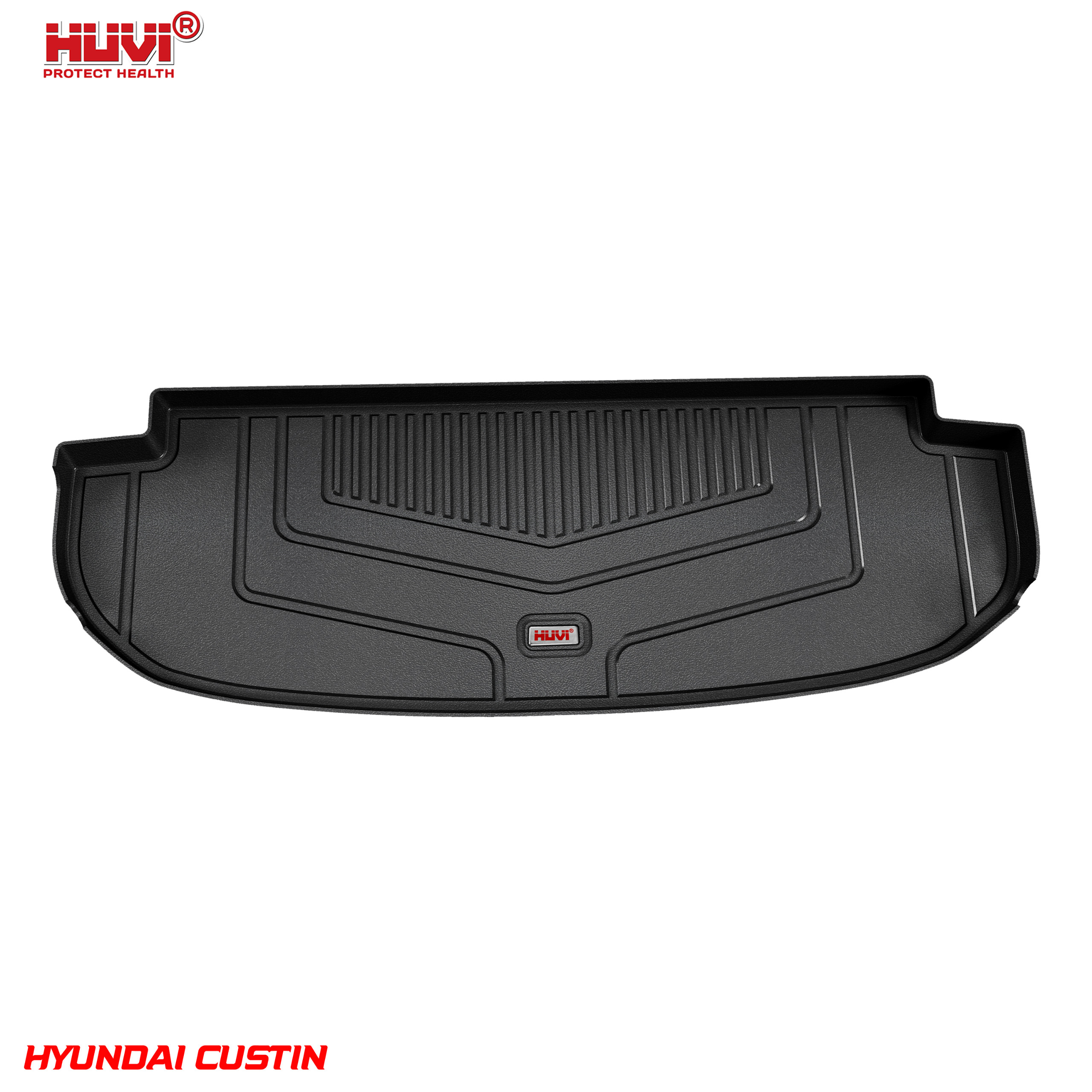 Thảm lót cốp ô tô Hyundai Custin bảo hành 2 năm.