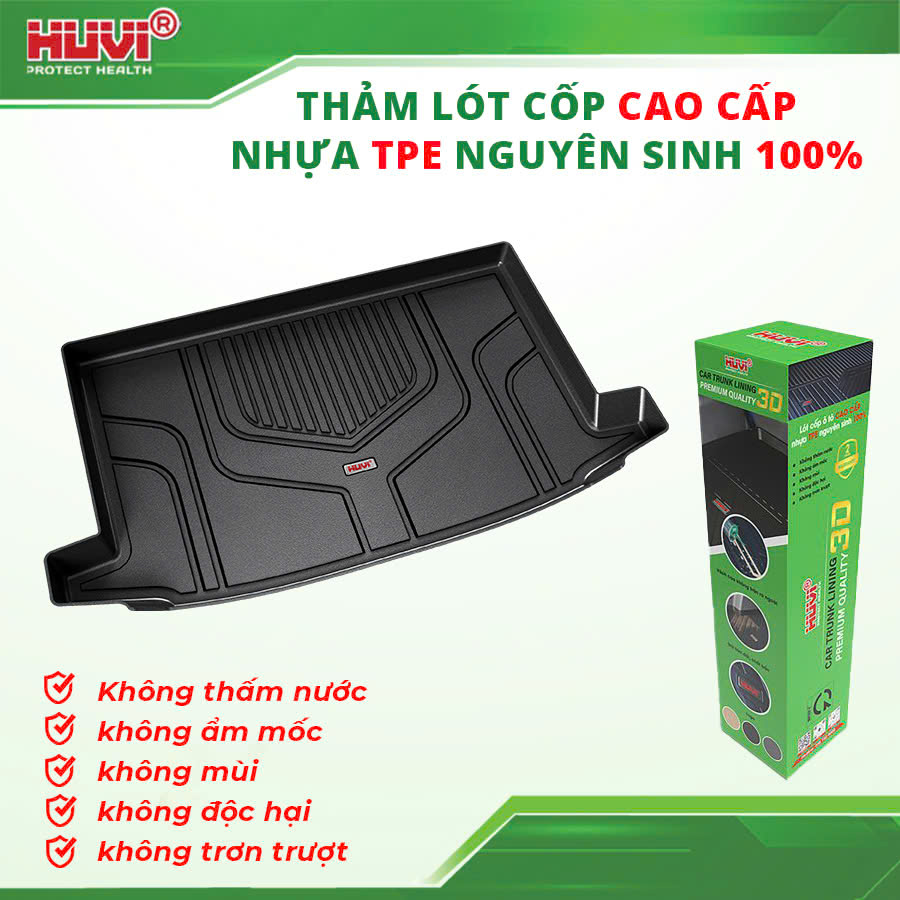 Thảm lót cốp ô tô Vinfast VF6 nhựa TPE nguyên sinh.