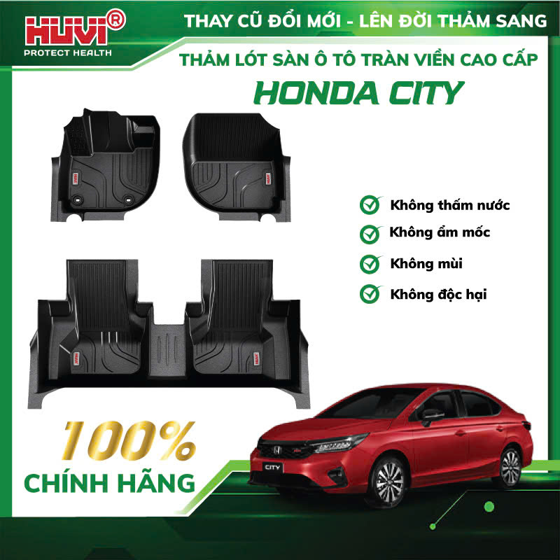 Thảm lót sàn ô tô Honda City sản xuất tại Việt Nam.