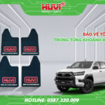 Tấm chắn bùn bán tải cao su tự nhiên logo đỏ