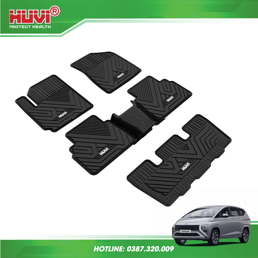 Thảm lót sàn ô tô Hyundai Stargader sản xuất tại Việt Nam.