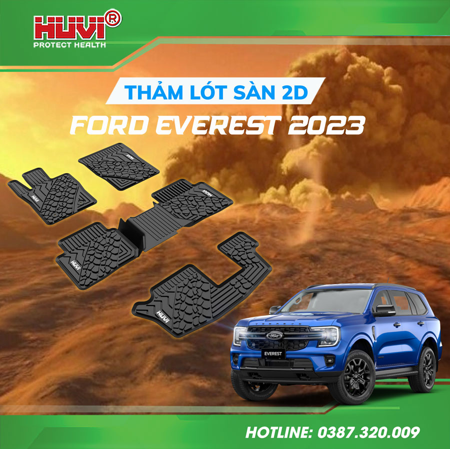 Thảm lót sàn ô tô Ford Everest cao cấp