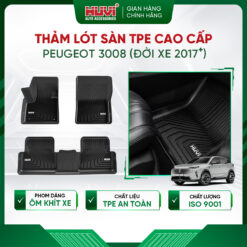 Thảm lót sàn ô tô Peugeot 3008 2017-2023 Nhựa TPE Đúc Khuôn Huvi