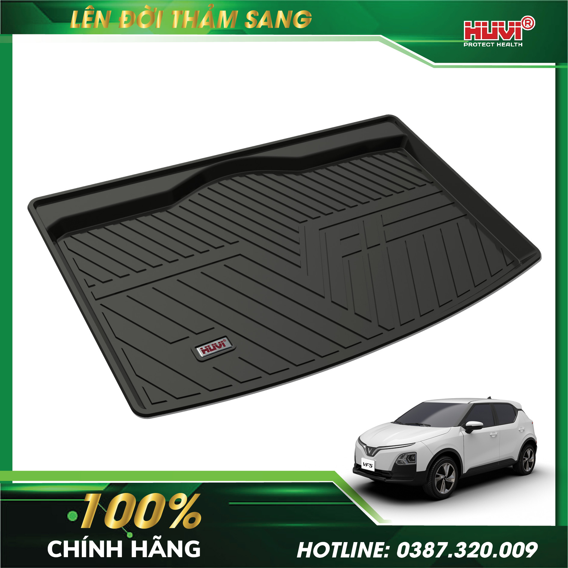 Thảm lót cốp ô tô Vinfast VF5 lỗi 1 đổi 1.