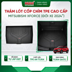 Thảm Lót Cốp Ô Tô Mitsubishi Xforce 2024 3D (Cốp dưới) Nhựa TPE Cao Cấp