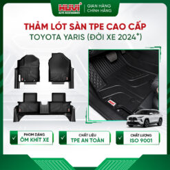 Thảm Lót Sàn Ô Tô Toyota Yaris Cross 2024 (Bảng Xăng) Tràn Viền Bậc Cửa Huvi