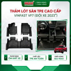 Thảm lót sàn ô tô Vinfast VF7 tràn viền bậc cửa Huvi