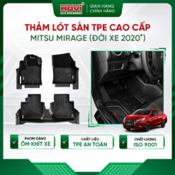 Thảm lót sàn ô tô Mitsubishi Mirage 2020-2023 tràn viền bậc cửa Huvi