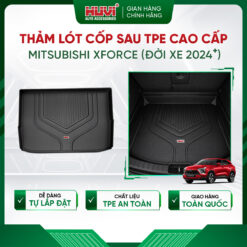 Thảm lót cốp ô tô Mitsubishi Xforce 2024 3D (Cốp trên) Huvi