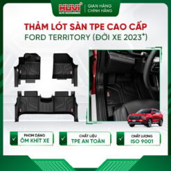 Thảm lót sàn ô tô Ford Territory 2023-2024 tràn viền bậc cửa Huvi
