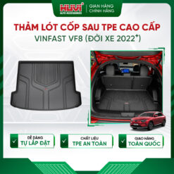 Thảm lót sàn ô tô Vinfast VF8 Eco (2023-2025) tràn viền bậc cửa Huvi