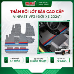Thảm lót rối ô tô Vinfast VF3 nhựa PVC cao cấp Huvi