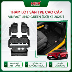Thảm lót sàn ô tô Vinfast Limo Green 2025 (7 chỗ) tràn viền bậc cửa Huvi