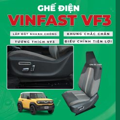 Ghế điện Vinfast VF3 Huvi - Nâng tầm trải nghiệm lái xe