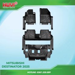 |TẶNG LÓT RỐI| Thảm lót sàn ô tô Mitsubishi Destinator 2025 tràn viền bậc cửa Huvi