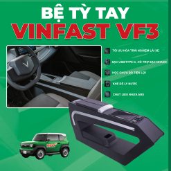 Bệ tỳ tay Vinfast VF3 - Nhựa ABS cao cấp Huvi