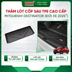 Thảm lót cốp ô tô Mitsubishi Destinator 2025 nhựa TPE nguyên sinh Huvi