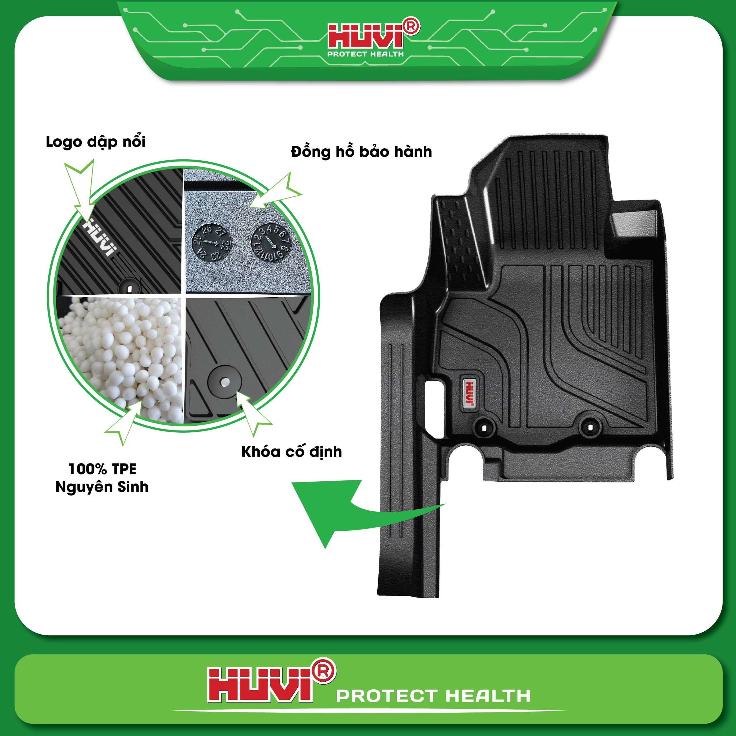 Thảm lót sàn ô tô Mitsubishi Destinator 2025 sản xuất tại Việt Nam.