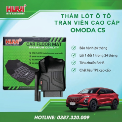 THẢM LÓT SÀN Ô TÔ OMODA C5 - NHỰA TPE NGUYÊN SINH CAO CẤP HUVI