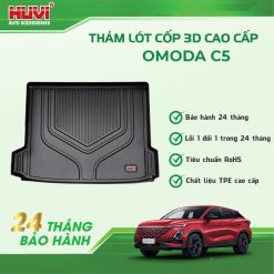 THẢM LÓT CỐP Ô TÔ OMODA C5 - NHỰA TPE NGUYÊN SINH CAO CẤP HUVI