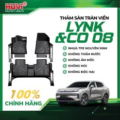 Thảm lót sàn ô tô Lynk & Co 08 nhựa TPE cao cấp Huvi