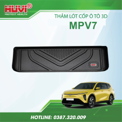 Thảm lót cốp ô tô Vinfast MPV7 nhựa TPE nguyên sinh Huvi