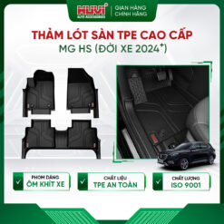 Thảm lót sàn ô tô MG HS 2023+ nhựa TPE cao cấp tràn viền bậc cửa Huvi